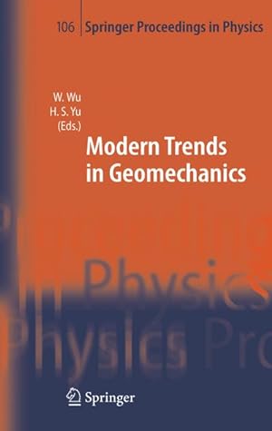 Seller image for Modern Trends in Geomechanics for sale by BuchWeltWeit Ludwig Meier e.K.