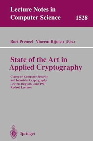 Seller image for State of the Art in Applied Cryptography for sale by BuchWeltWeit Ludwig Meier e.K.