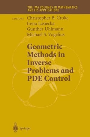 Seller image for Geometric Methods in Inverse Problems and PDE Control for sale by BuchWeltWeit Ludwig Meier e.K.