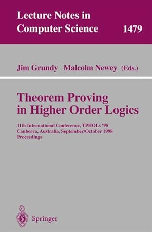 Seller image for Theorem Proving in Higher Order Logics for sale by BuchWeltWeit Ludwig Meier e.K.