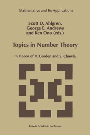 Imagen del vendedor de Topics in Number Theory a la venta por BuchWeltWeit Ludwig Meier e.K.