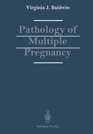 Seller image for Pathology of Multiple Pregnancy for sale by BuchWeltWeit Ludwig Meier e.K.