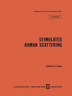 Image du vendeur pour Stimulated Raman Scattering mis en vente par BuchWeltWeit Ludwig Meier e.K.