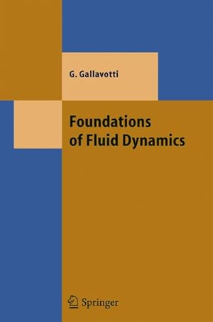 Bild des Verkufers fr Foundations of Fluid Dynamics zum Verkauf von BuchWeltWeit Ludwig Meier e.K.