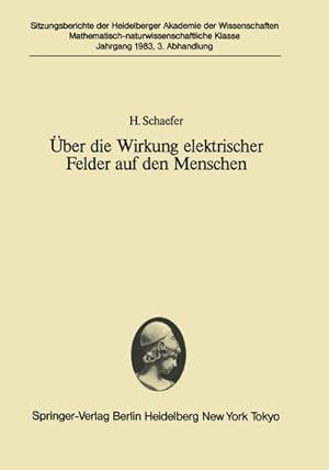 Imagen del vendedor de ber die Wirkung elektrischer Felder auf den Menschen a la venta por BuchWeltWeit Ludwig Meier e.K.