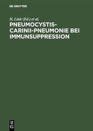 Image du vendeur pour Pneumocystis-carinii-Pneumonie bei Immunsuppression mis en vente par BuchWeltWeit Ludwig Meier e.K.