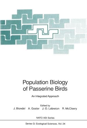Image du vendeur pour Population Biology of Passerine Birds mis en vente par BuchWeltWeit Ludwig Meier e.K.