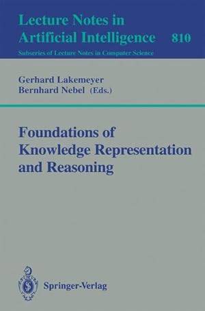 Bild des Verkufers fr Foundations of Knowledge Representation and Reasoning zum Verkauf von BuchWeltWeit Ludwig Meier e.K.