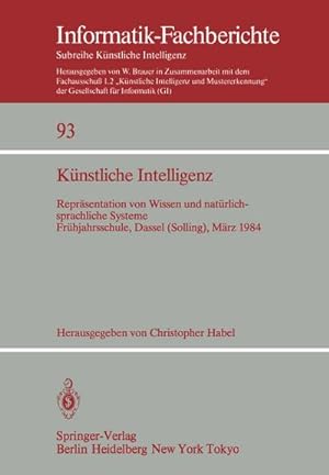 Imagen del vendedor de Knstliche Intelligenz a la venta por BuchWeltWeit Ludwig Meier e.K.