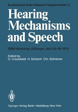 Seller image for Hearing Mechanisms and Speech for sale by BuchWeltWeit Ludwig Meier e.K.