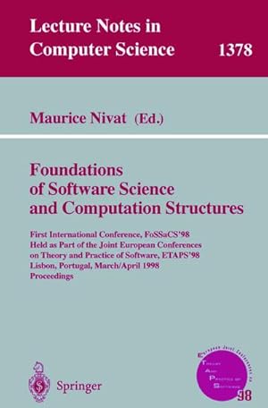 Imagen del vendedor de Foundations of Software Science and Computation Structures a la venta por BuchWeltWeit Ludwig Meier e.K.