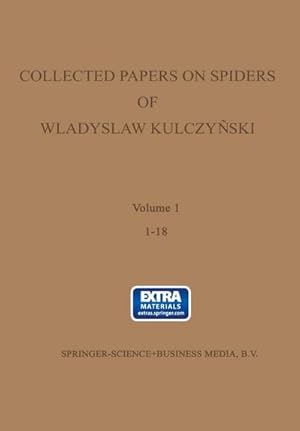 Image du vendeur pour Collected papers on spiders of Wladyslaw Kulczyski mis en vente par BuchWeltWeit Ludwig Meier e.K.