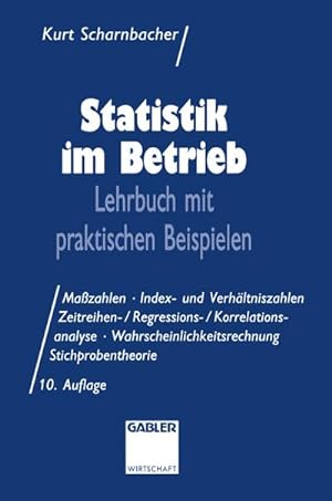 Imagen del vendedor de Statistik im Betrieb a la venta por BuchWeltWeit Ludwig Meier e.K.