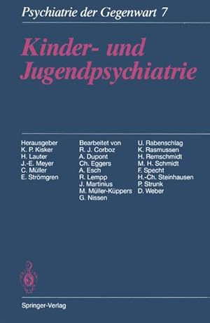 Seller image for Kinder- und Jugendpsychiatrie for sale by BuchWeltWeit Inh. Ludwig Meier e.K.