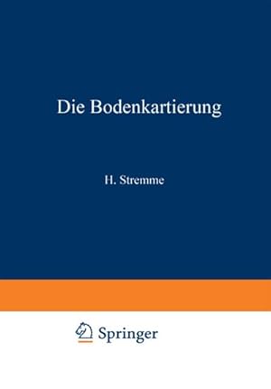 Immagine del venditore per Die Bodenkartierung venduto da BuchWeltWeit Ludwig Meier e.K.