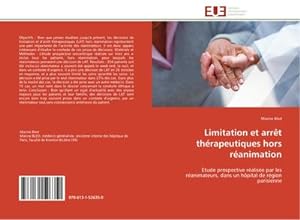 Seller image for Limitation et arrt thrapeutiques hors ranimation for sale by BuchWeltWeit Ludwig Meier e.K.