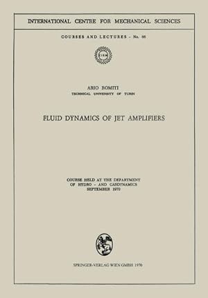 Seller image for Fluid Dynamics of Jet Amplifiers for sale by BuchWeltWeit Ludwig Meier e.K.