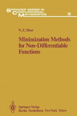 Seller image for Minimization Methods for Non-Differentiable Functions for sale by BuchWeltWeit Ludwig Meier e.K.