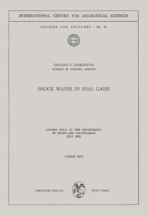 Seller image for Shock Waves in Real Gases for sale by BuchWeltWeit Ludwig Meier e.K.