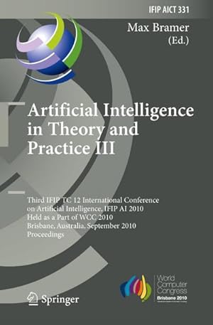 Immagine del venditore per Artificial Intelligence in Theory and Practice III venduto da BuchWeltWeit Ludwig Meier e.K.