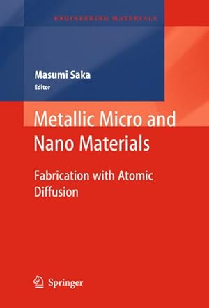 Immagine del venditore per Metallic Micro and Nano Materials venduto da BuchWeltWeit Ludwig Meier e.K.