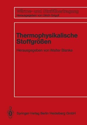 Seller image for Thermophysikalische Stoffgren for sale by BuchWeltWeit Ludwig Meier e.K.