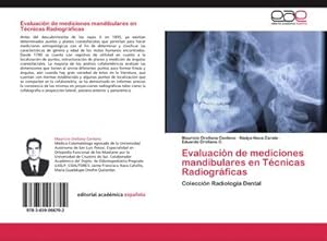 Imagen del vendedor de Evaluacin de mediciones mandibulares en Tcnicas Radiogrficas a la venta por BuchWeltWeit Ludwig Meier e.K.