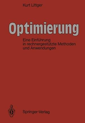 Seller image for Optimierung for sale by BuchWeltWeit Ludwig Meier e.K.