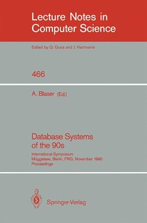Seller image for Database Systems of the 90s for sale by BuchWeltWeit Ludwig Meier e.K.