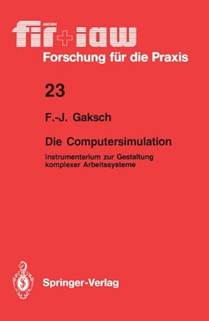 Immagine del venditore per Die Computersimulation venduto da BuchWeltWeit Ludwig Meier e.K.