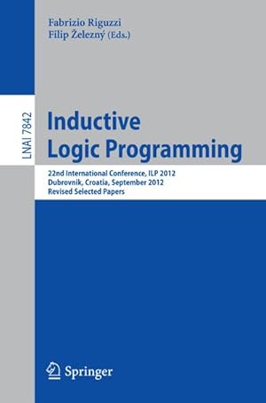 Image du vendeur pour Inductive Logic Programming mis en vente par BuchWeltWeit Ludwig Meier e.K.