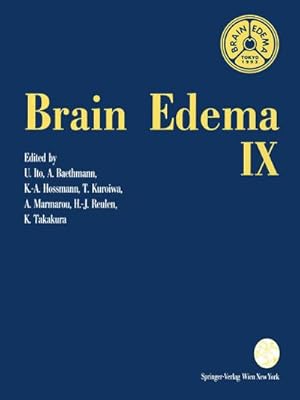 Bild des Verkufers fr Brain Edema IX zum Verkauf von BuchWeltWeit Ludwig Meier e.K.