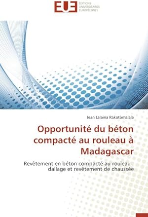 Immagine del venditore per Opportunit du bton compact au rouleau  Madagascar venduto da BuchWeltWeit Ludwig Meier e.K.