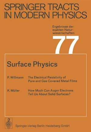 Imagen del vendedor de Surface Physics a la venta por BuchWeltWeit Ludwig Meier e.K.