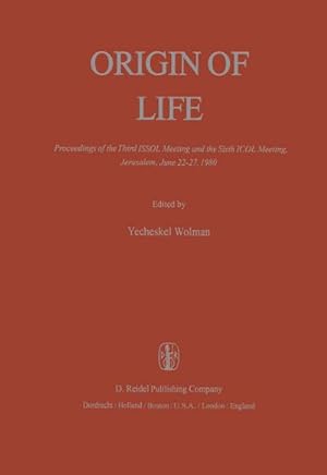 Seller image for Origin of Life for sale by BuchWeltWeit Ludwig Meier e.K.