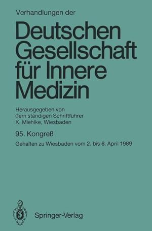 Seller image for Verhandlungen der Deutschen Gesellschaft fr Innere Medizin for sale by BuchWeltWeit Ludwig Meier e.K.