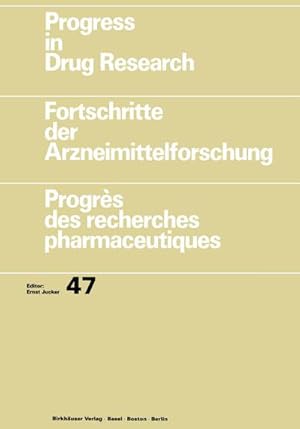 Imagen del vendedor de Progress in Drug Research / Fortschritte der Arzneimittelforschung / Progrs des recherches pharmaceutiques a la venta por BuchWeltWeit Ludwig Meier e.K.