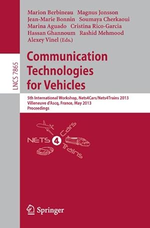 Imagen del vendedor de Communication Technologies for Vehicles a la venta por BuchWeltWeit Ludwig Meier e.K.