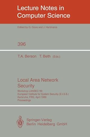 Seller image for Local Area Network Security for sale by BuchWeltWeit Ludwig Meier e.K.