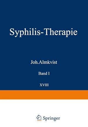 Image du vendeur pour Syphilis-Therapie mis en vente par BuchWeltWeit Ludwig Meier e.K.