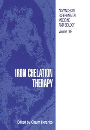 Imagen del vendedor de Iron Chelation Therapy a la venta por BuchWeltWeit Ludwig Meier e.K.