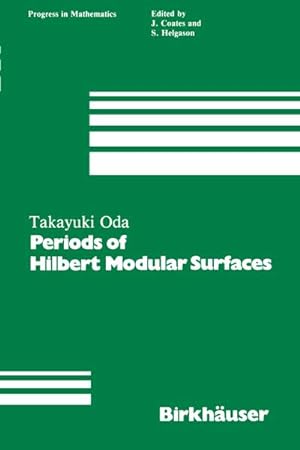 Imagen del vendedor de Periods of Hilbert Modular Surfaces a la venta por BuchWeltWeit Ludwig Meier e.K.