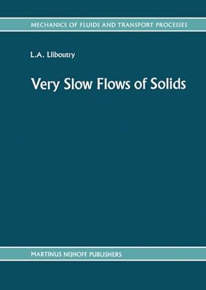 Bild des Verkufers fr Very Slow Flows of Solids zum Verkauf von BuchWeltWeit Ludwig Meier e.K.