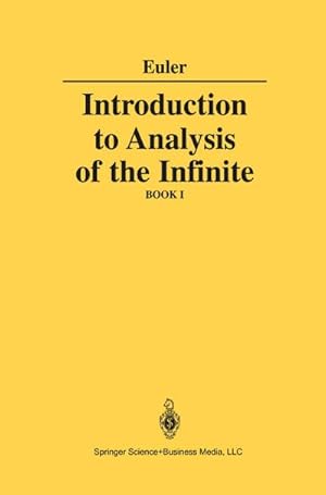 Seller image for Introduction to Analysis of the Infinite for sale by BuchWeltWeit Ludwig Meier e.K.