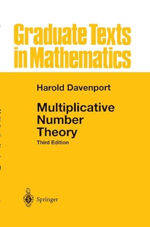 Seller image for Multiplicative Number Theory for sale by BuchWeltWeit Ludwig Meier e.K.