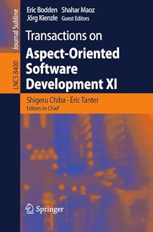Bild des Verkufers fr Transactions on Aspect-Oriented Software Development XI zum Verkauf von BuchWeltWeit Ludwig Meier e.K.