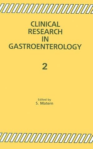 Seller image for Clinical Research in Gastroenterology 2 for sale by BuchWeltWeit Ludwig Meier e.K.