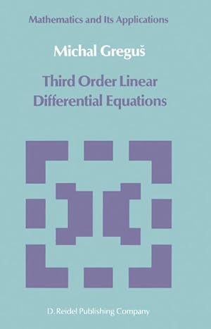 Imagen del vendedor de Third Order Linear Differential Equations a la venta por BuchWeltWeit Ludwig Meier e.K.