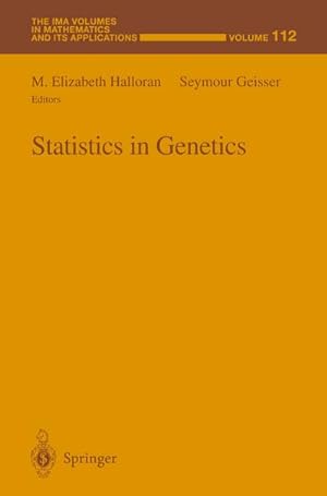 Immagine del venditore per Statistics in Genetics venduto da BuchWeltWeit Ludwig Meier e.K.
