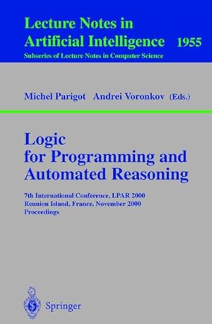 Seller image for Logic for Programming and Automated Reasoning for sale by BuchWeltWeit Ludwig Meier e.K.